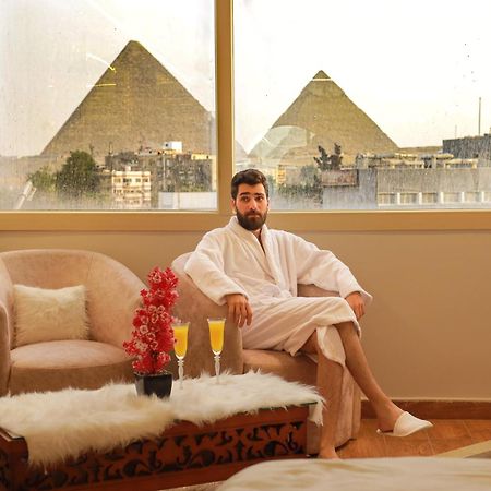 The Muse Pyramids Inn Kafret el-Gabal Eksteriør billede