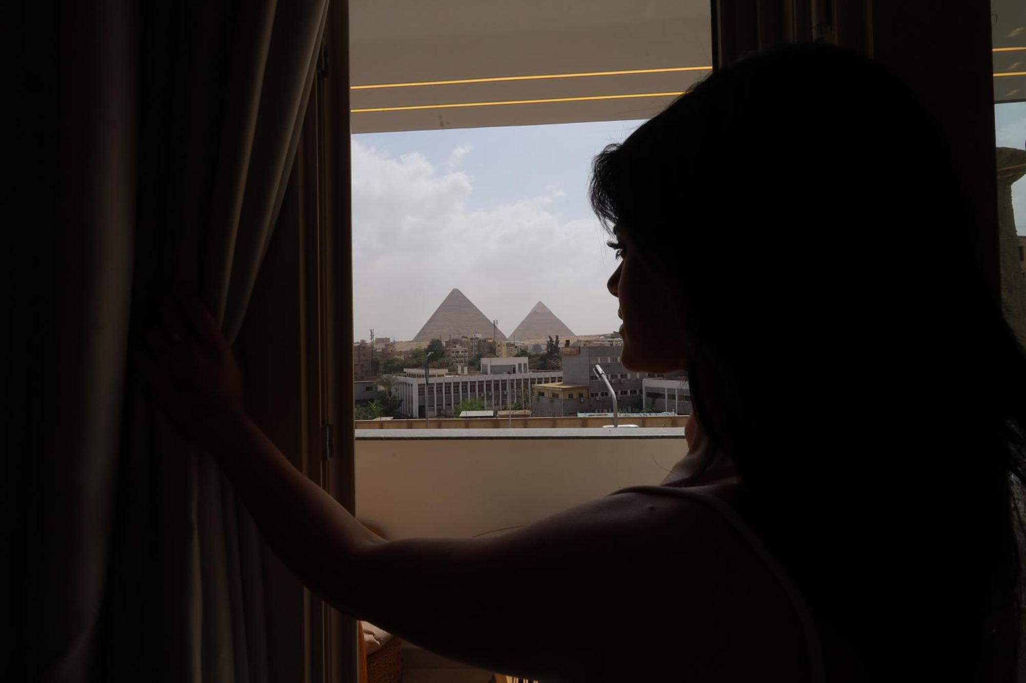 The Muse Pyramids Inn Kafret el-Gabal Eksteriør billede